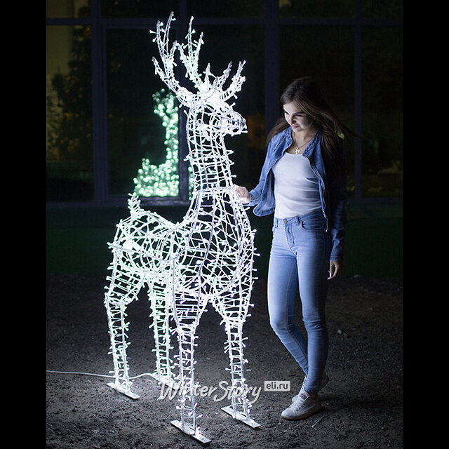 Светящийся олень Скакун 190 см GREEN TREES