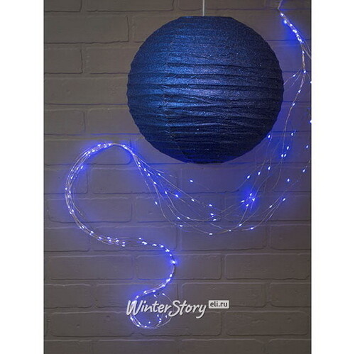 Гирлянда Лучи Росы 15*1.5 м, 200 синих MINILED ламп, серебряная проволока, IP20 BEAUTY LED