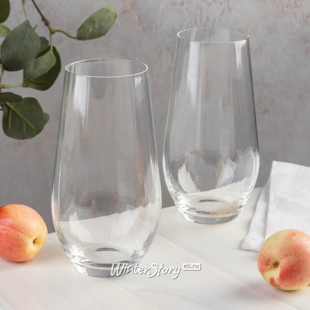 Стакан для воды Лиастольф 580 мл, 2 шт, стекло Koopman