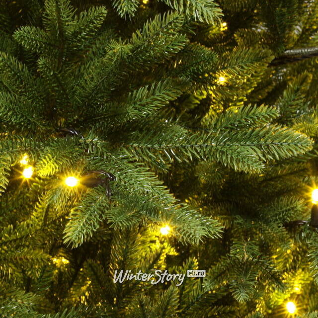 Искусственная елка с лампочками Сириус 185 см, теплые белые лампы, ЛИТАЯ 100% ElkaDe