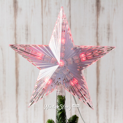 Светящаяся звезда на елку Starry Shine 21 см, 31 разноцветная LED лампа Snowhouse