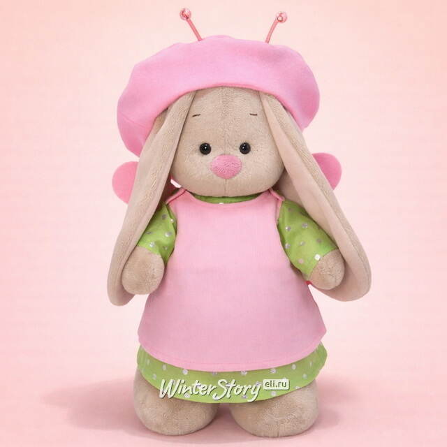 Мягкая игрушка Зайка Ми в костюме бабочки 25 см коллекция Город Budi Basa