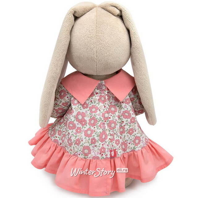 Мягкая игрушка Зайка Ми в платье с цветами 32 см Budi Basa