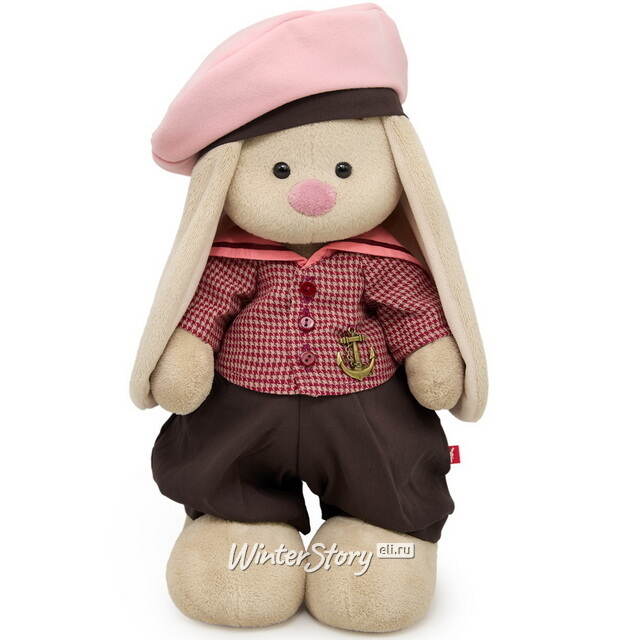 Мягкая игрушка Зайка Ми в матросском костюме 25 см Budi Basa