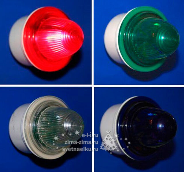 LED лампа СТРОБОСКОП классическая накладная
