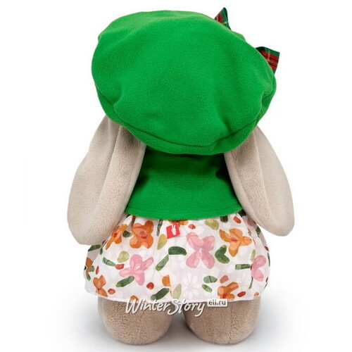 Мягкая игрушка Зайка Ми в зеленой курточке и берете 25 см Budi Basa