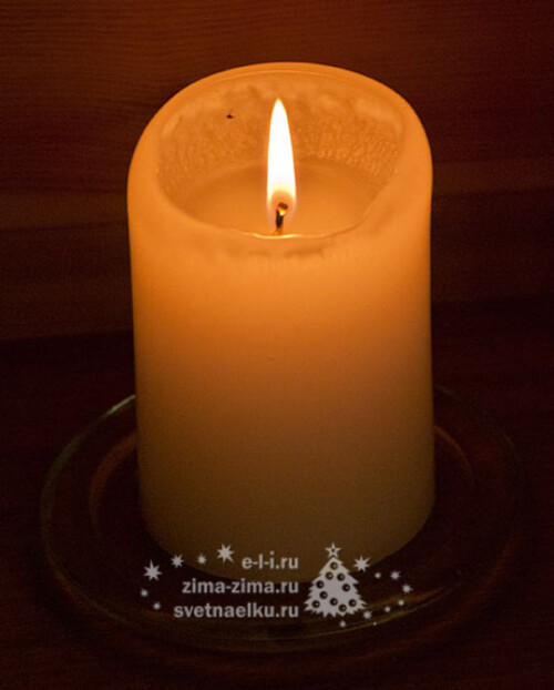 Свеча Снежинка, 97*63 мм Candleslight
