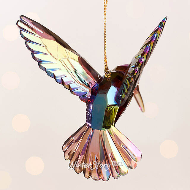 Елочная игрушка Колибри Crystal Bronze 10 см, подвеска Kurts Adler