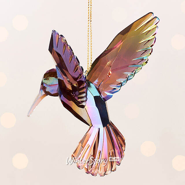Елочная игрушка Колибри Crystal Bronze 10 см, подвеска Kurts Adler