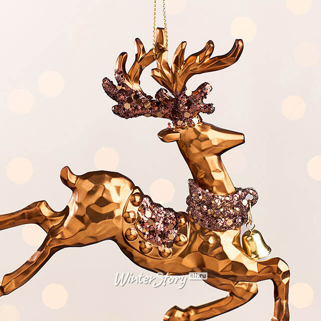 Елочная игрушка Олень Фердинанд 11 см, подвеска Kurts Adler