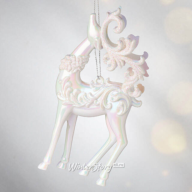 Елочная игрушка Олень Харрисон 9 см, подвеска Kurts Adler
