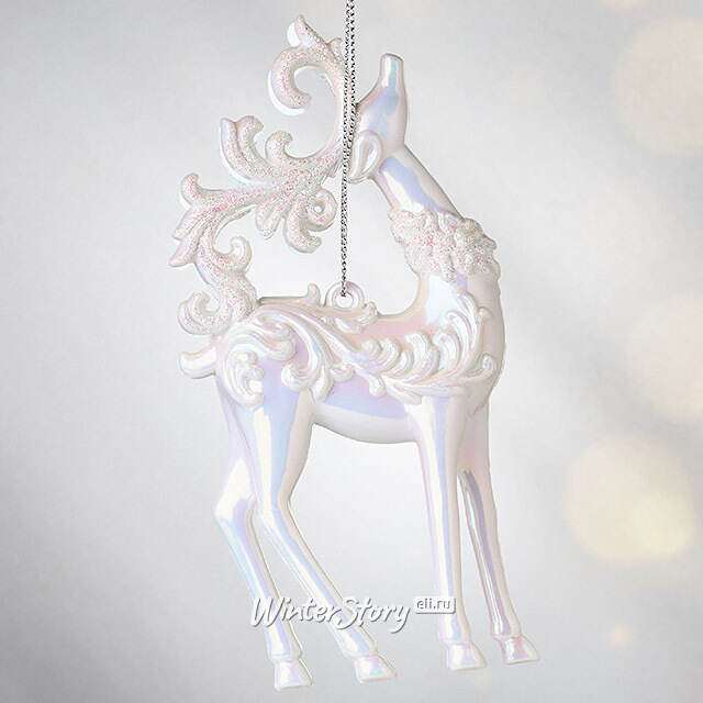 Елочная игрушка Олень Харрисон 9 см, подвеска Kurts Adler