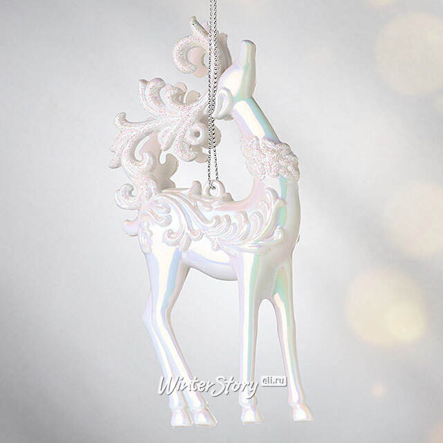 Елочная игрушка Олень Харрисон 9 см, подвеска Kurts Adler