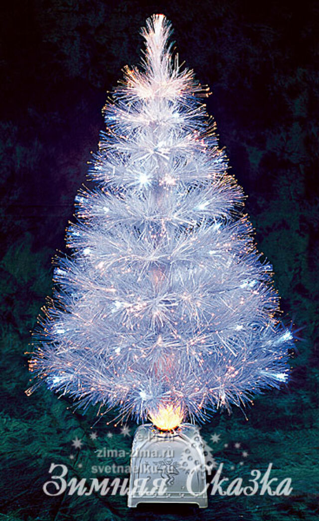 Ель белая искристая оптоволоконная