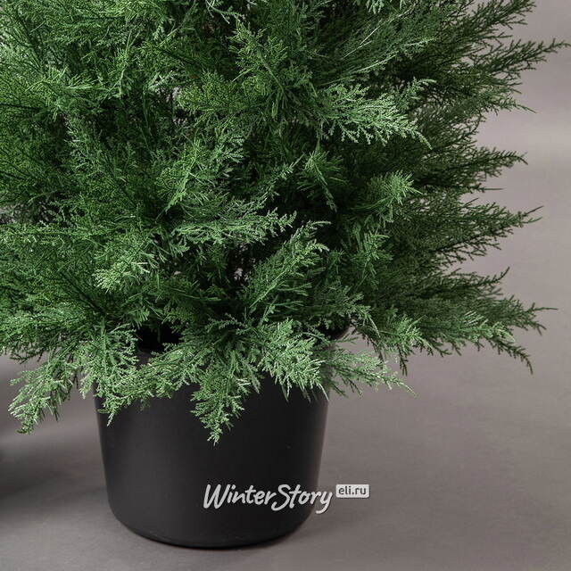 Искусственная туя в кашпо Даника 1 м шаровидная, ЛИТАЯ 100% Max Christmas (Макс Кристмас)