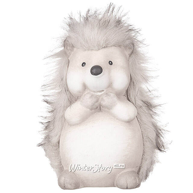 Декоративная фигурка Мохнатый Ежик 16 см Peha