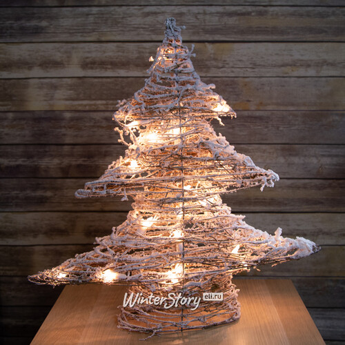 Декоративная светящаяся елка Сноувальд 60 см, IP20 Peha