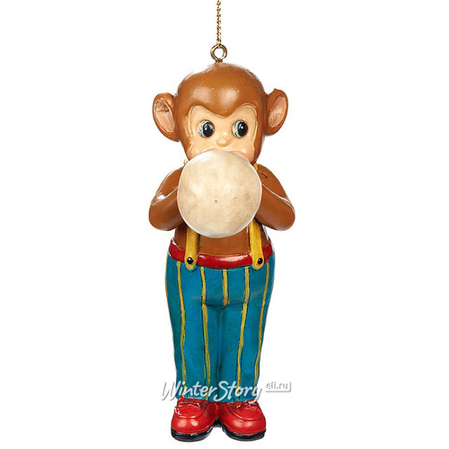 Елочное украшение "Циркачи-трюкачи", обезьянка, 10 см, подвеска Goodwill