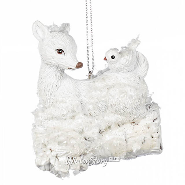 Елочная игрушка Олень - Arctic forest 12 см Goodwill