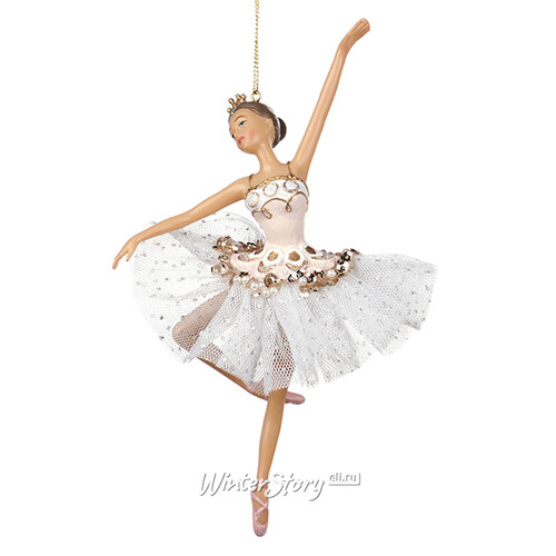 Елочная игрушка Балерина Анна - Зимняя пьеса 19 см, подвеска Goodwill