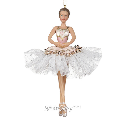 Елочная игрушка Балерина Лея - Зимняя пьеса 19 см, подвеска Goodwill