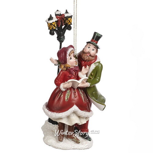 Елочная игрушка Рождественская Парочка из Шеффилда - Christmas Carol 13 см, подвеска Goodwill