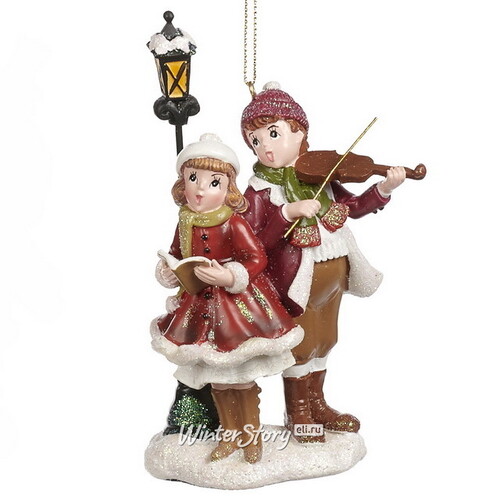 Елочная игрушка Рождественская Парочка из Брайтона - Christmas Carol 13 см, подвеска Goodwill