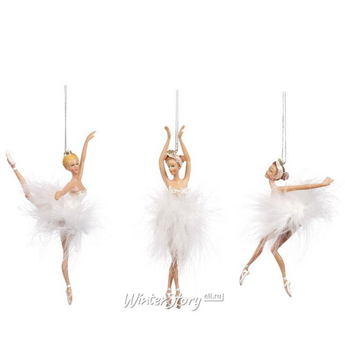 Елочная игрушка Балерина Стефи - Danse des Flocons 19 см, подвеска Goodwill