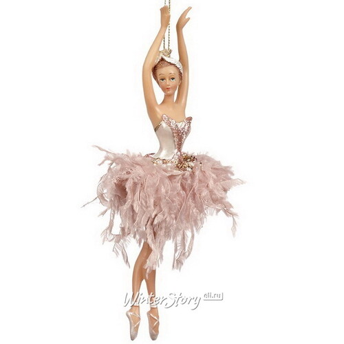 Елочная игрушка Балерина Бритни - Rose Paradise 19 см, подвеска Goodwill