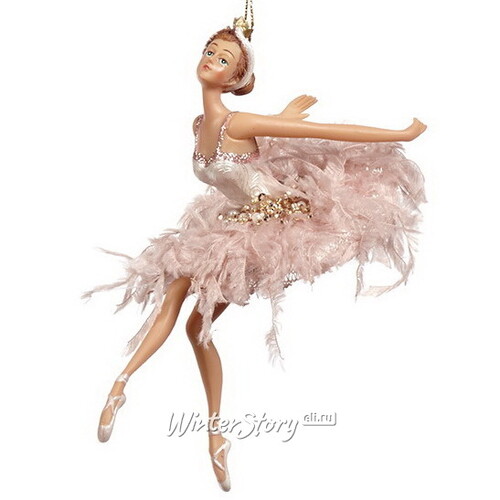 Елочная игрушка Балерина Синди - Rose Paradise 19 см, подвеска Goodwill