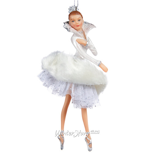 Ёлочная игрушка Балерина Зимней Сказки 15 см, шатенка, подвеска Goodwill