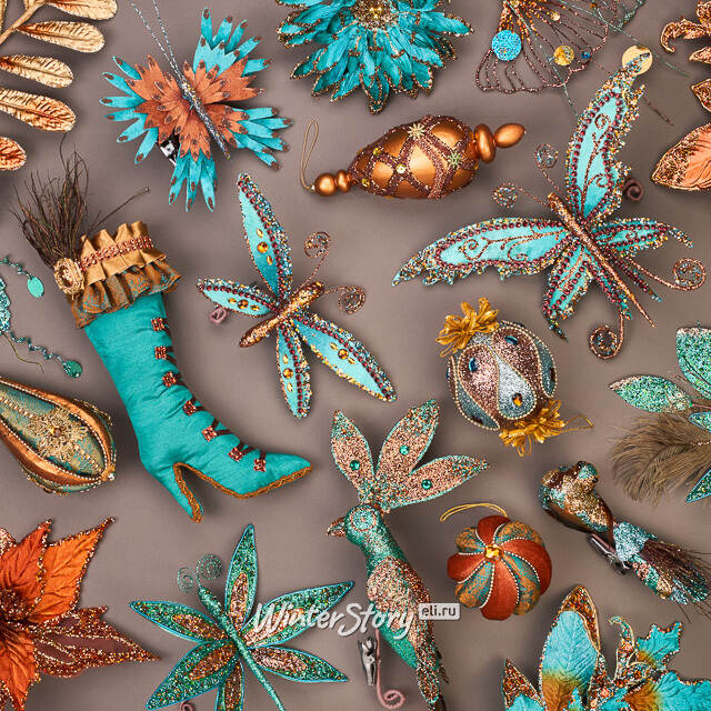 Пуансеттия на стебле Stortorge Helsingo 69 см Christmas Deluxe