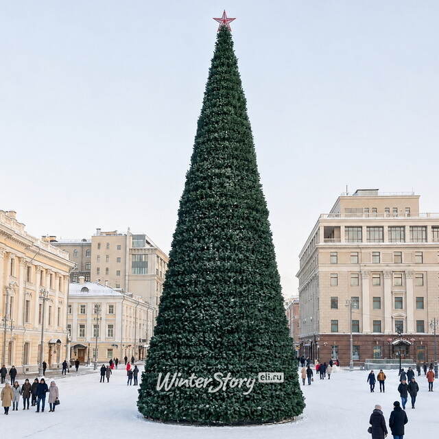Уличная каркасная елка Уральская 30 м, ПВХ GREEN TREES (Грин Трис)