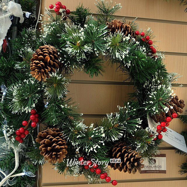 Венок Ягодка 50 см, ЛЕСКА + ПВХ Kaemingk