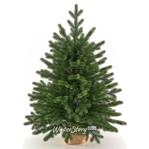 Настольная елка в мешочке Версальская 70 см, ЛИТАЯ 100% Max Christmas
