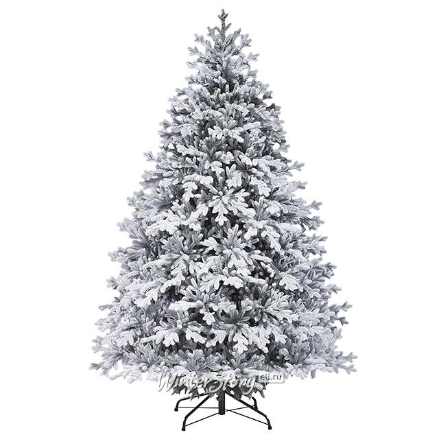Искусственная елка Веста заснеженная 210 см, ЛИТАЯ 100% ElkaDe