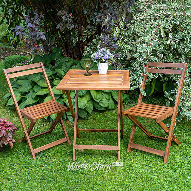 Комплект мебели для балкона Альменара: 1 стол + 1 стул, уцененный Koopman