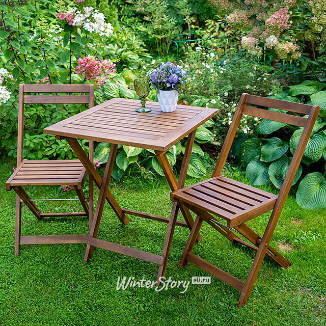 Комплект мебели для балкона Альменара: 1 стол + 1 стул, уцененный Koopman