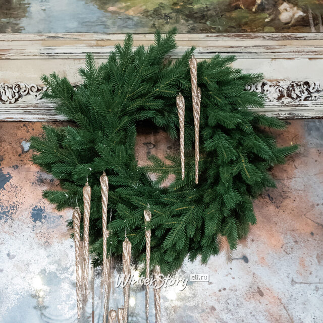 Венок Версальский 80 см, ЛИТАЯ 100% Max Christmas