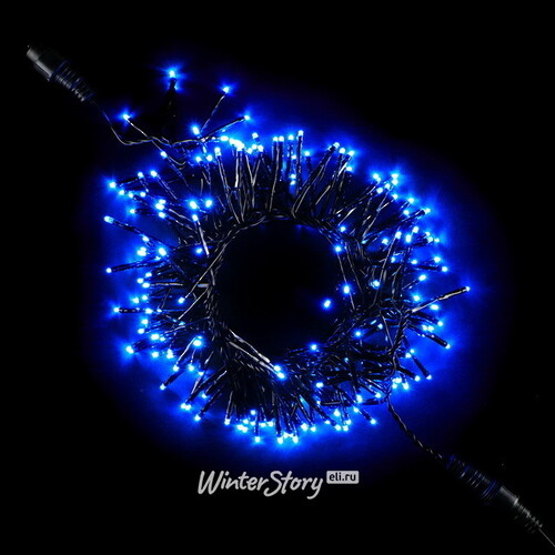 Светодиодная гирлянда Млечный путь - Cluster Lights 2.4 м, 192 синих MINILED ламп, черный ПВХ BEAUTY LED