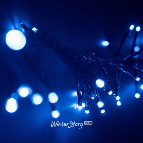 Светодиодная гирлянда Млечный путь - Cluster Lights 2.4 м, 192 синих MINILED ламп, черный ПВХ BEAUTY LED