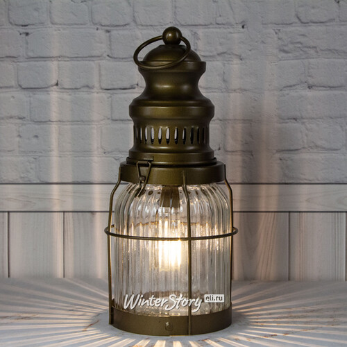 Декоративный светильник Лофт: Бруклин с филаментной LED лампой 29 см Koopman
