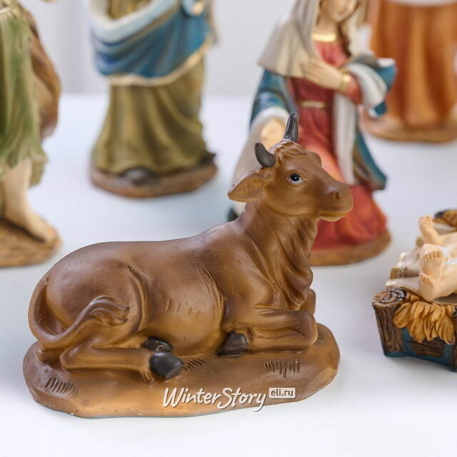 Рождественский вертеп Богословский Сюжет 15 см, 11 фигурок Due Esse Christmas