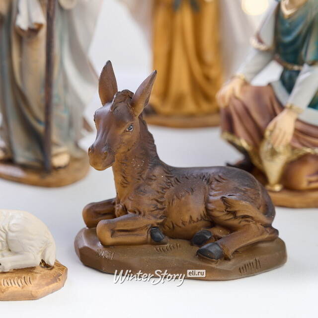 Рождественский вертеп Богословский Сюжет 15 см, 11 фигурок Due Esse Christmas