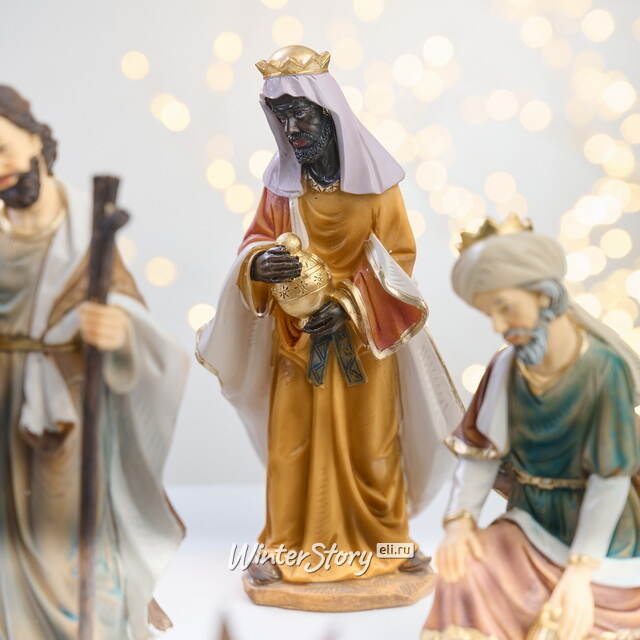 Рождественский вертеп Богословский Сюжет 15 см, 11 фигурок Due Esse Christmas