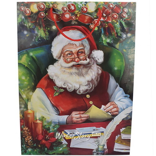 Подарочный пакет Senior Claus 61*44 см Due Esse Christmas