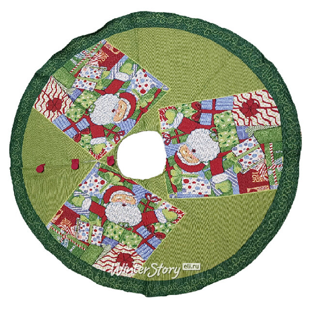 Юбка для елки Санта с подарками 100 см Due Esse Christmas