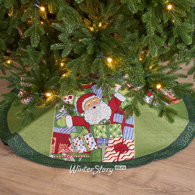 Юбка для елки Санта с подарками 100 см Due Esse Christmas