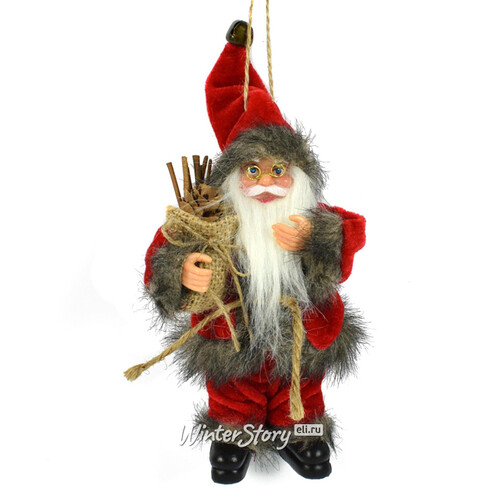 Елочная игрушка Санта - Чародей Шенбухского Леса 18 см, подвеска Due Esse Christmas