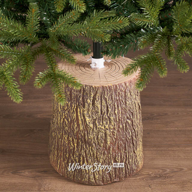 Декоративная подставка для елки Lacco Ameno 34*32 см коричневая Due Esse Christmas (Ду Эссе Кристмас)